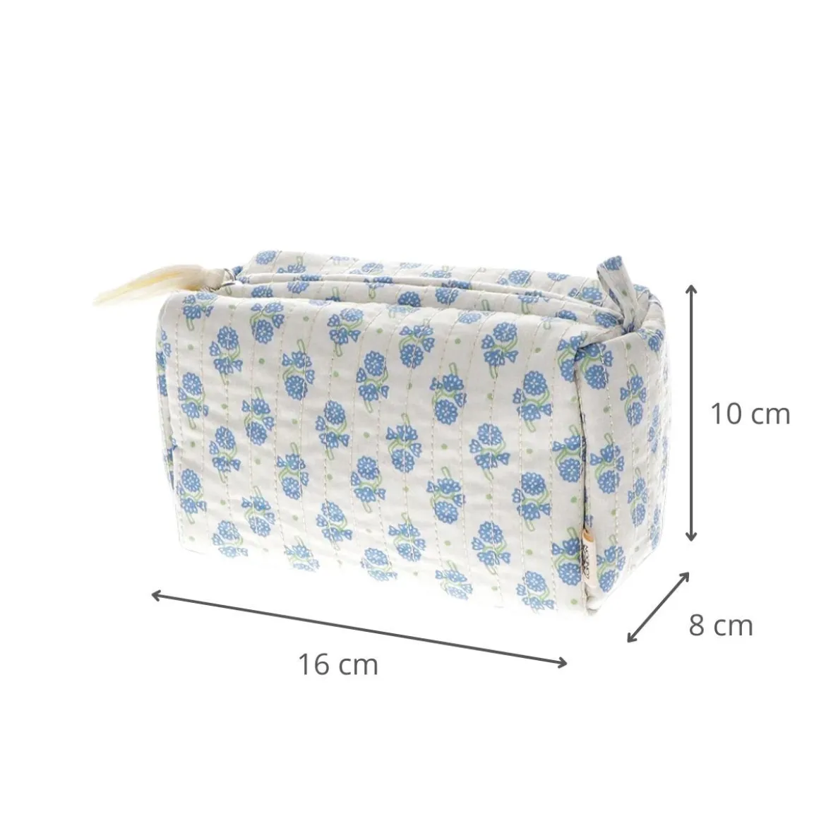 Petite trousse de toilette matelassée
