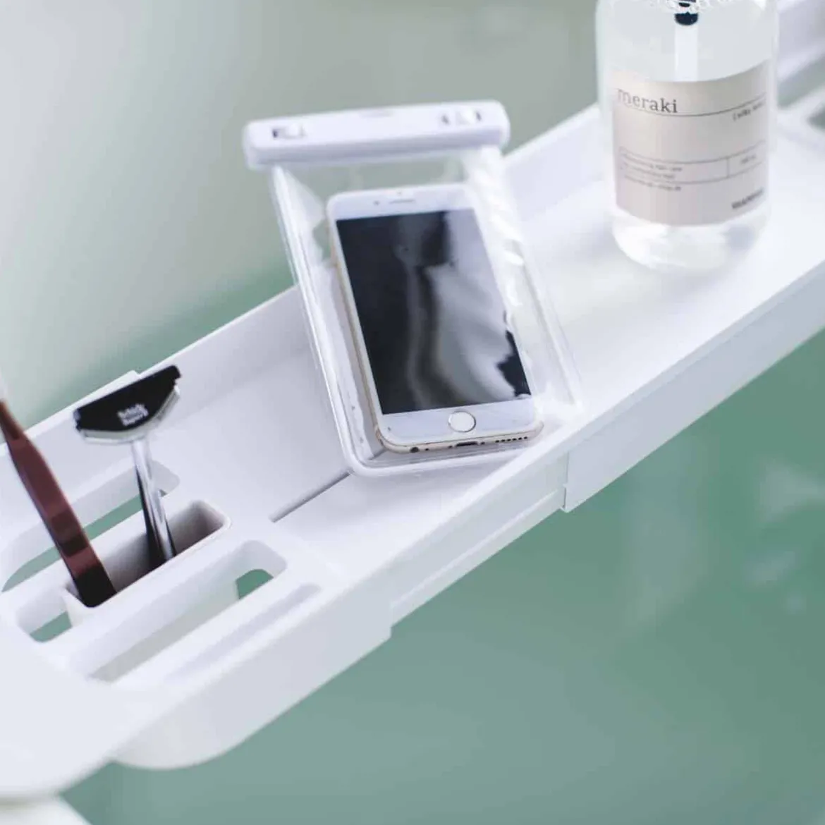 Plateau de baignoire blanc
