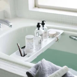 Plateau de baignoire blanc