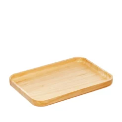 Plateau de rangement en bois