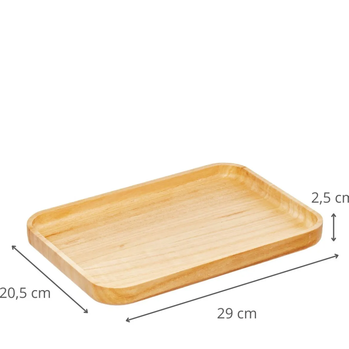 Plateau de rangement en bois