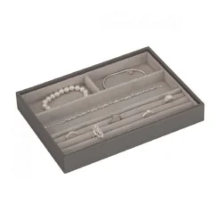Plateau en velours pour bagues, colliers et bracelets