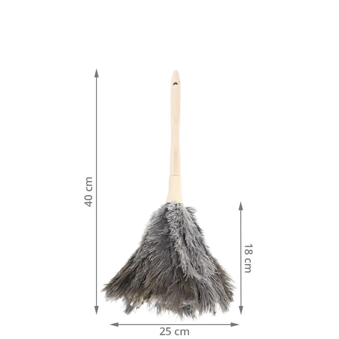 Plumeau de ménage en bois