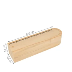 Plumier double en bois