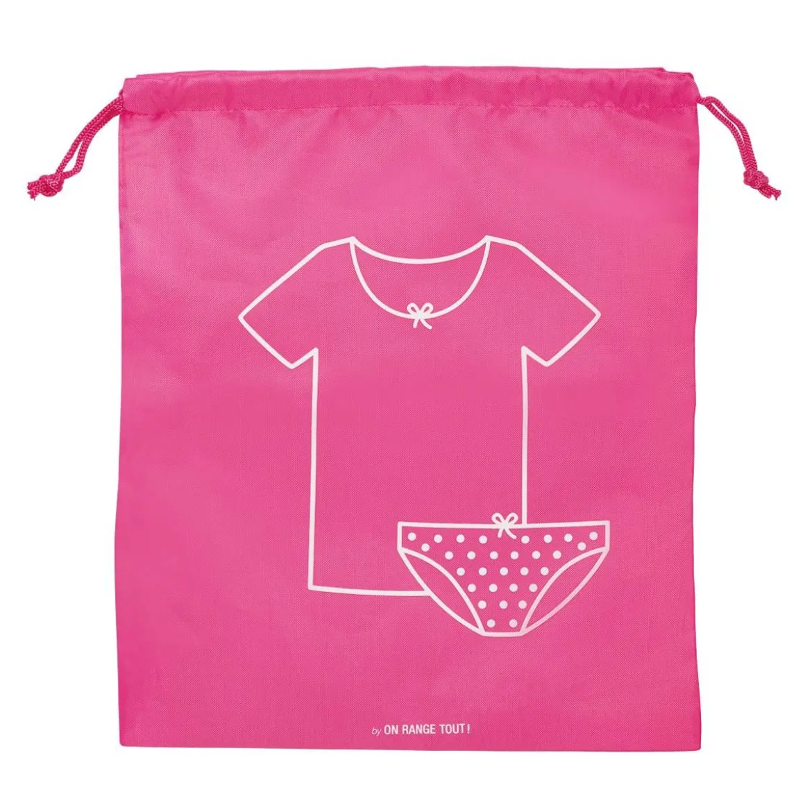 Pochette rose pour sous-vêtements fille
