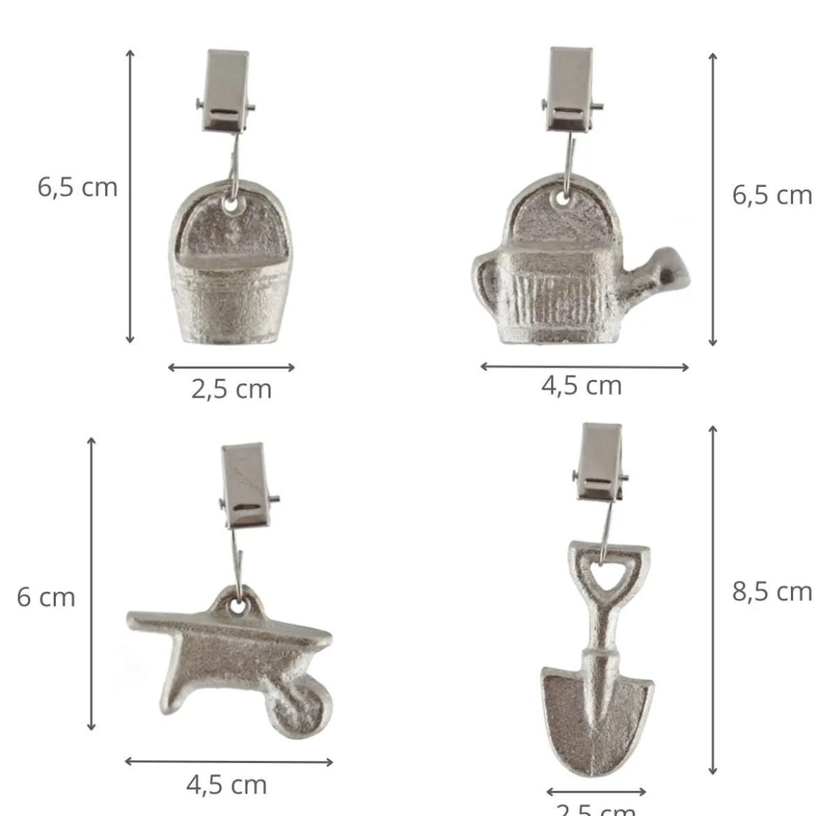 4 poids en fonte pour nappe