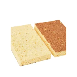 Éponge à vaisselle naturelle biodégradable - lot de 2