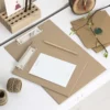 Porte bloc à pince A5 en carton kraft