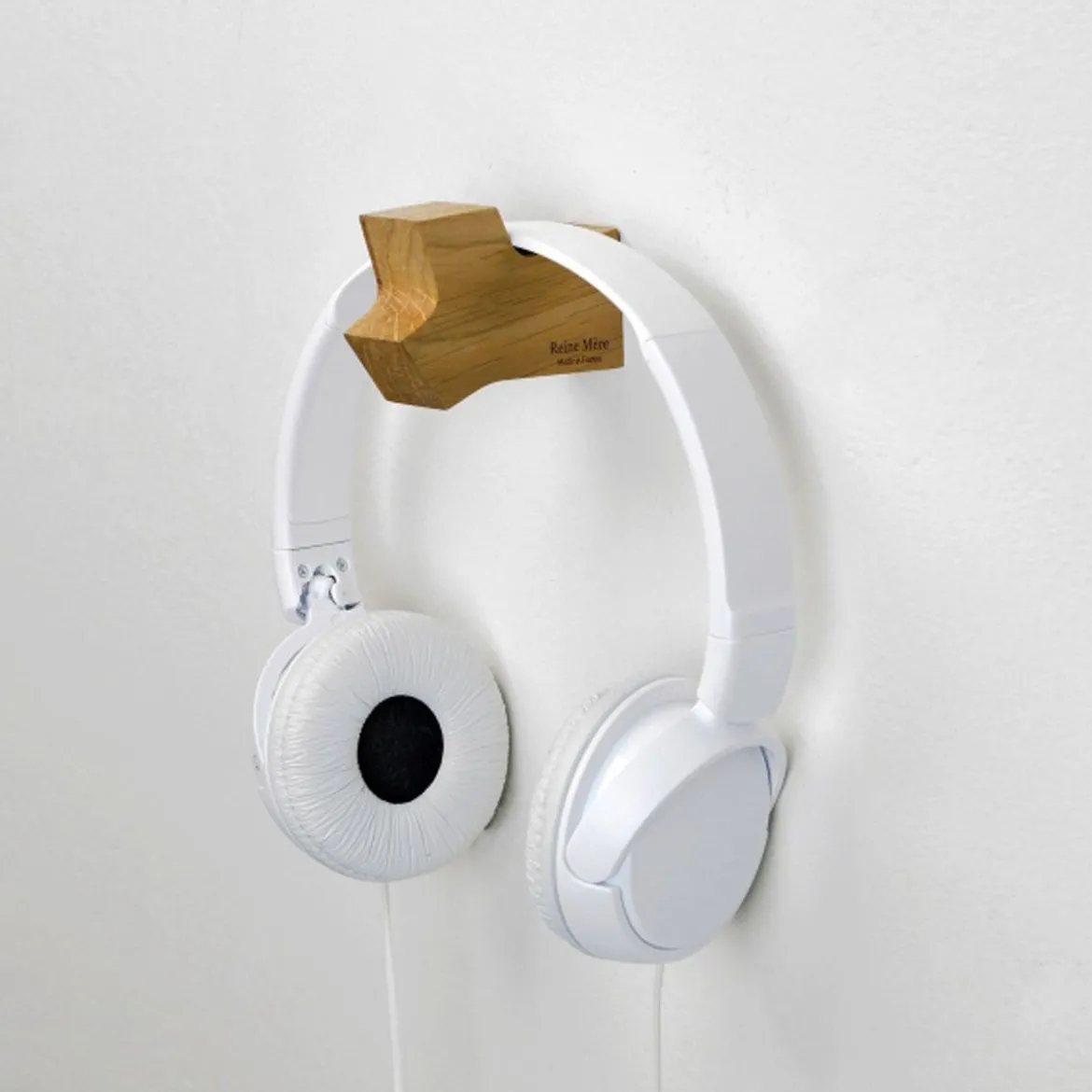 Porte casque audio mural