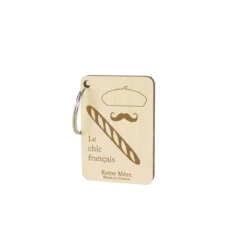 Porte clé en bois Made in France