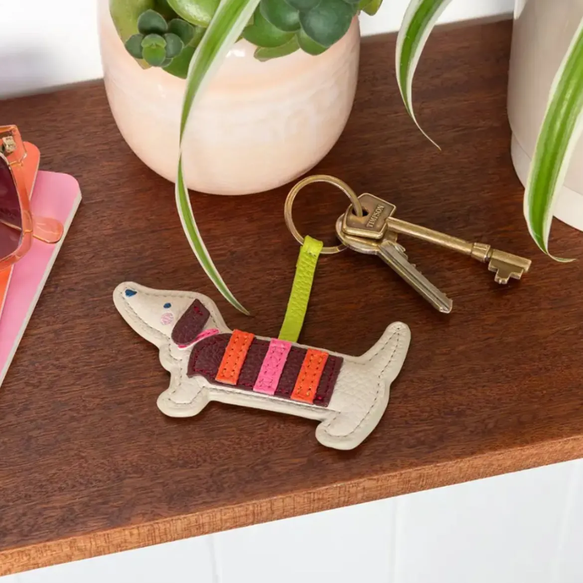 Porte-clés chien saucisse