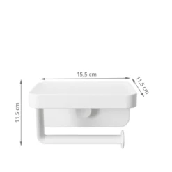 Porte papier toilette à ventouse adhésive