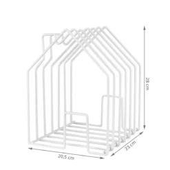 Porte-revues en forme de maison