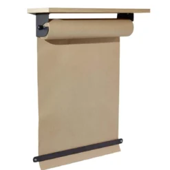 Porte-rouleau de papier kraft mural