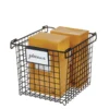 3 Porte-étiquettes clipsables noirs pour panier ou boîte