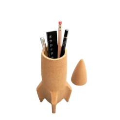 Pot à crayons fusée
