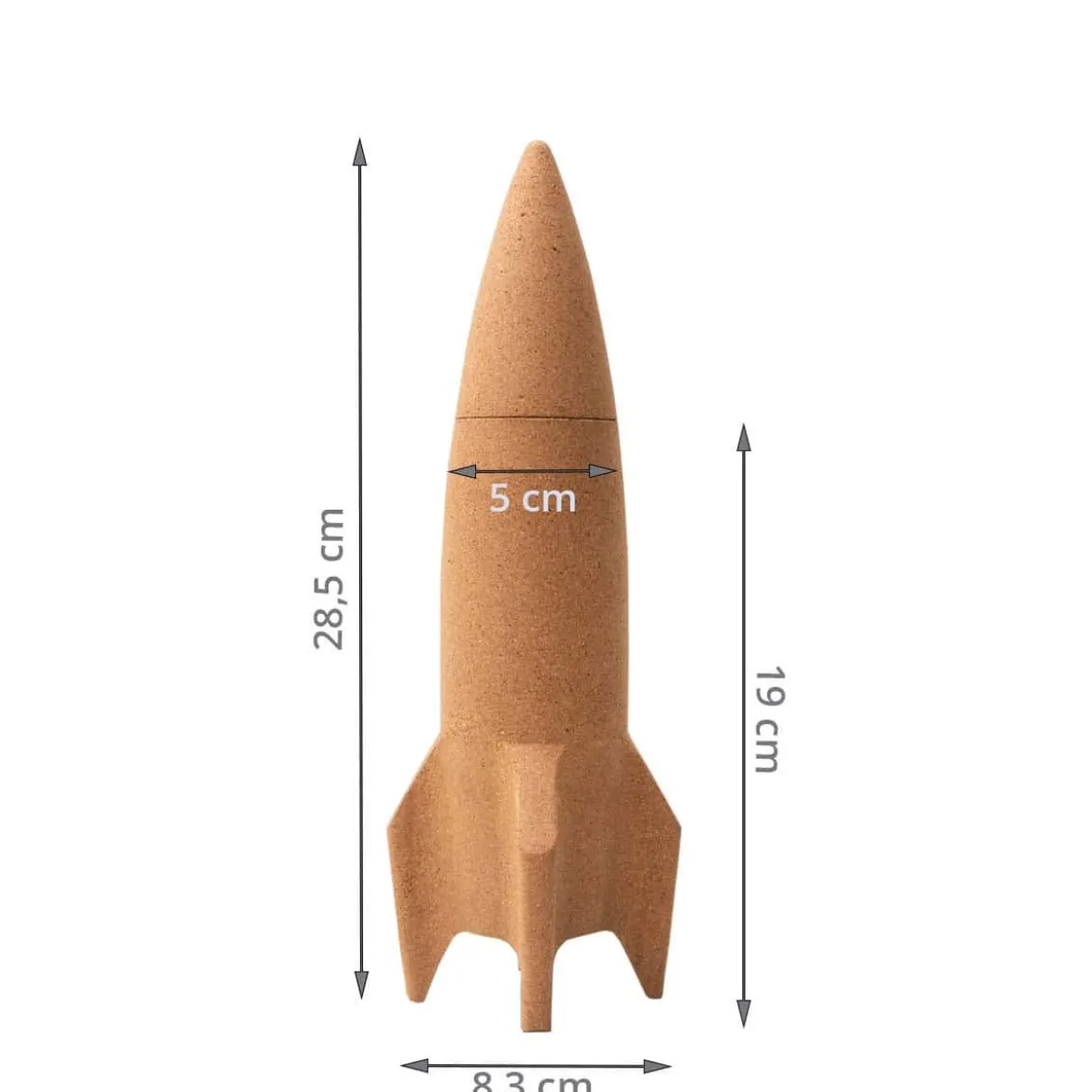 Pot à crayons fusée