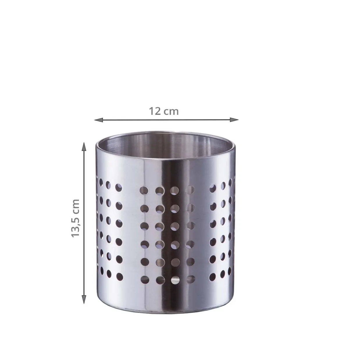 Pot à ustensiles en inox