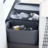 Poubelle 13 litres pour tiroir de cuisine en plastique recyclé