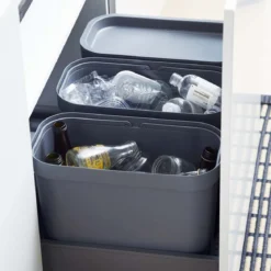 Poubelle 13 litres pour tiroir de cuisine en plastique recyclé
