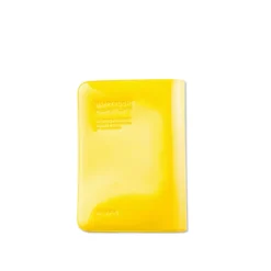 Protège passeport jaune brillant