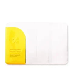 Protège passeport jaune brillant