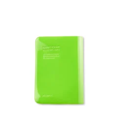 Protège passeport vert pomme brillant