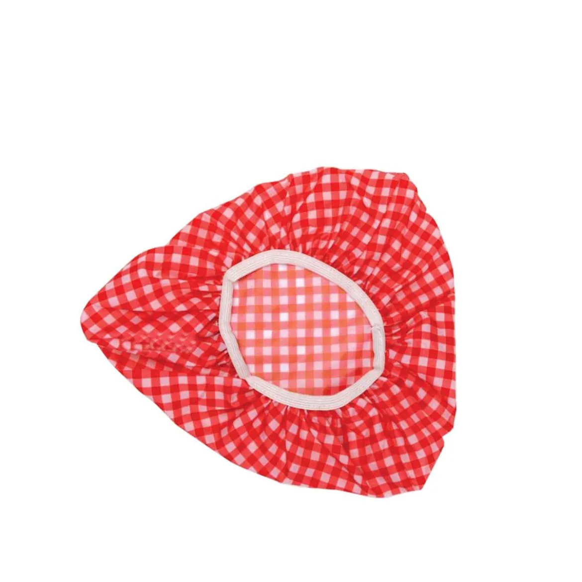 Protège selle de vélo vichy rouge