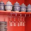 Rack à verres pour suspendre jusqu'à 12 verres à pied