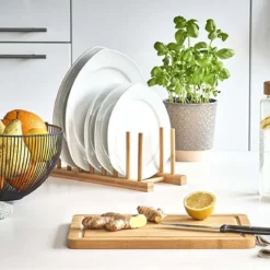 Range assiettes en bambou