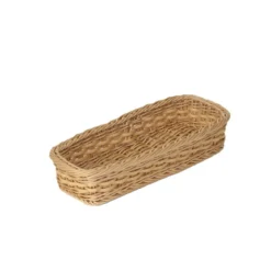 Range couverts en plastique façon osier