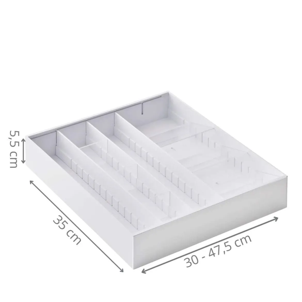 Range-couverts extensible gain de place