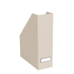 Range documents beige avec étiquette