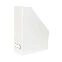 Range-dossiers en carton blanc