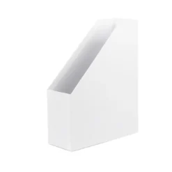 Range-dossiers en carton blanc