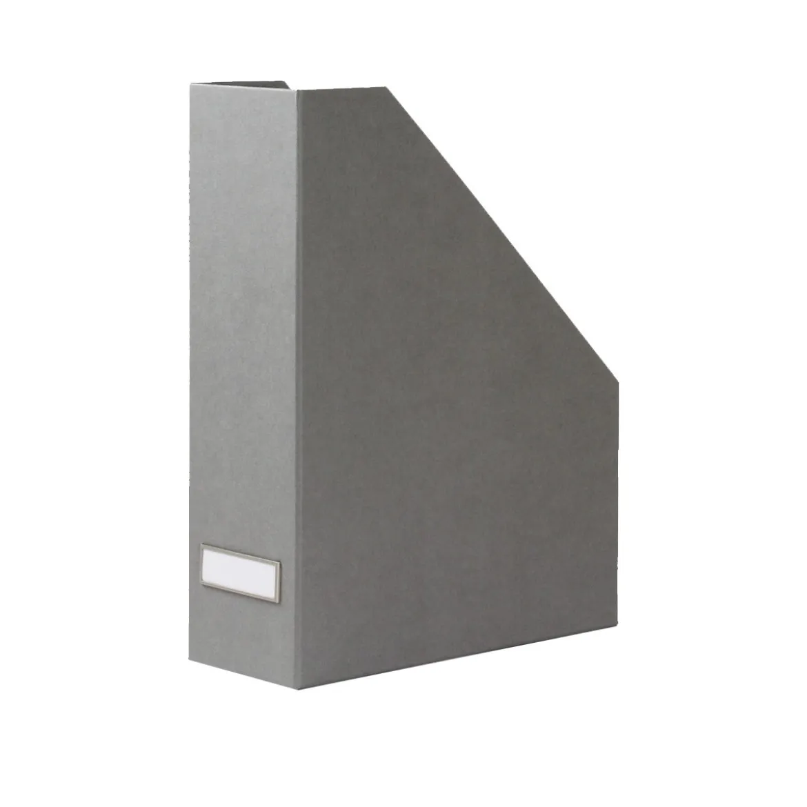 Range-dossiers en carton gris flanelle