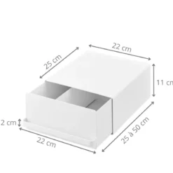 Rangement coulissant pour plan de travail