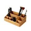 Rangement maquillage en bambou 9 compartiments