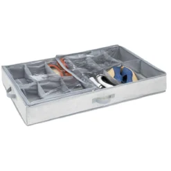 Rangement pour 12 paires de chaussures sous le lit