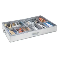 Rangement pour 12 paires de chaussures sous le lit