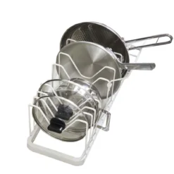 Rangement pour poêles et couvercles de cuisine