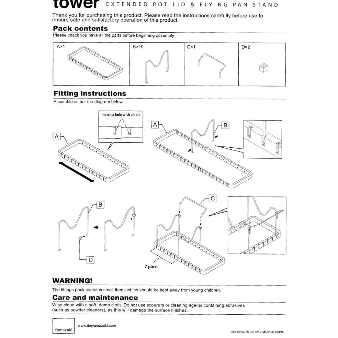 Rangement pour poêles et couvercles de cuisine
