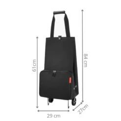 Sac de courses à roulettes pliable