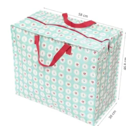 Sac de rangement en plastique recyclé