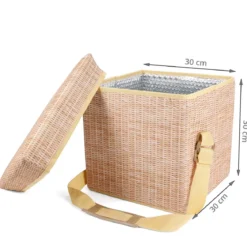 Sac isotherme façon panier siège