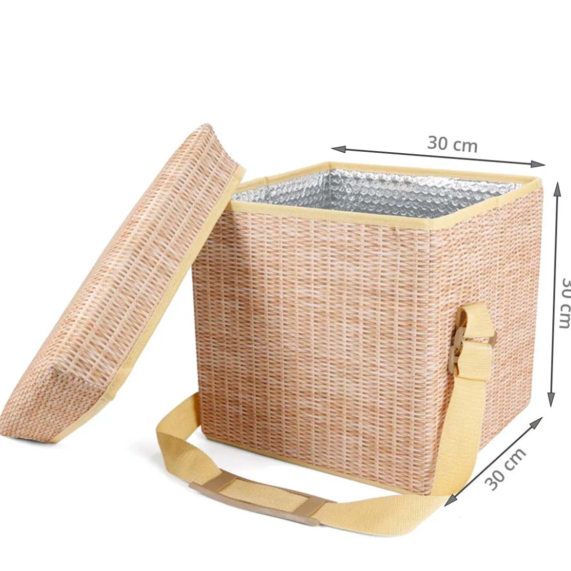 Sac isotherme façon panier siège