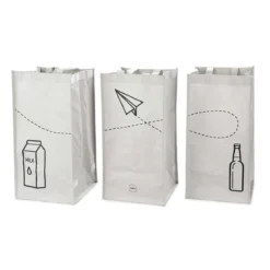 3 sacs pour tri sélectif