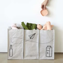 3 sacs pour tri sélectif