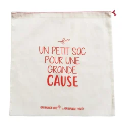 Sac à vrac en coton biologique pour fruits et légumes