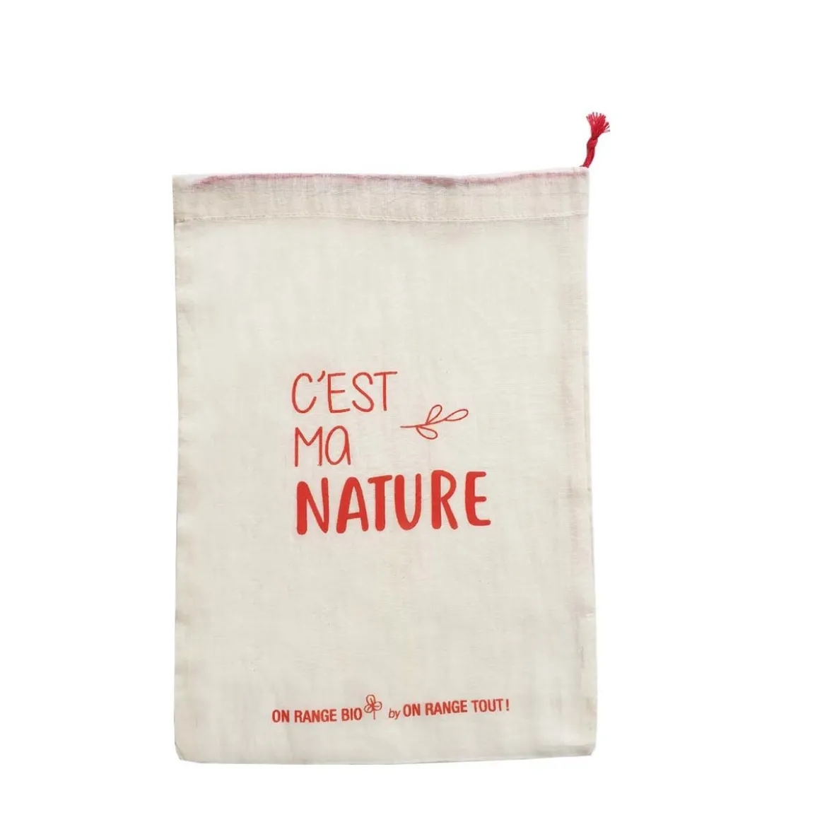 Sac à vrac en coton biologique pour céréales